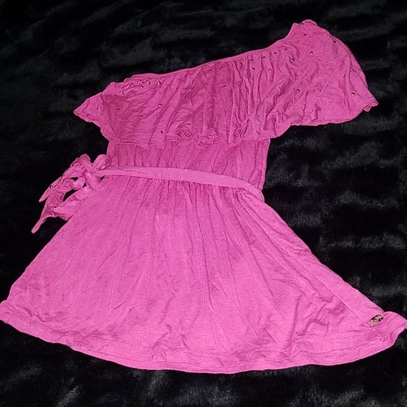 Candie's Hot Pink off shoulder Blouse - Picture 1 of 8